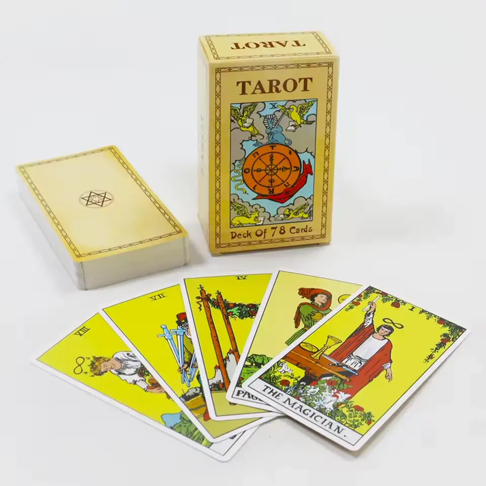 Tarot kort der levers med æske - 78 stk.
