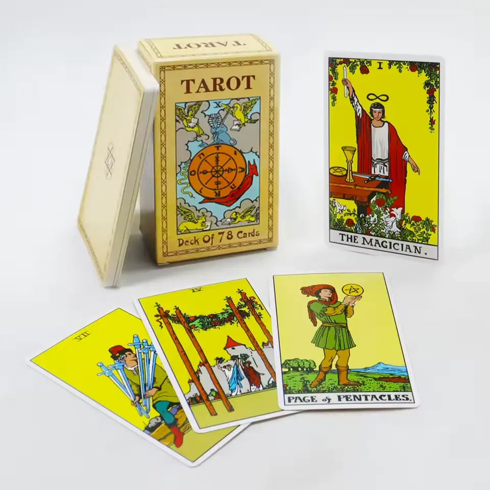 Klassike tarotkort på engelsk - perfekt til begyndere og øvede tarotlæggere